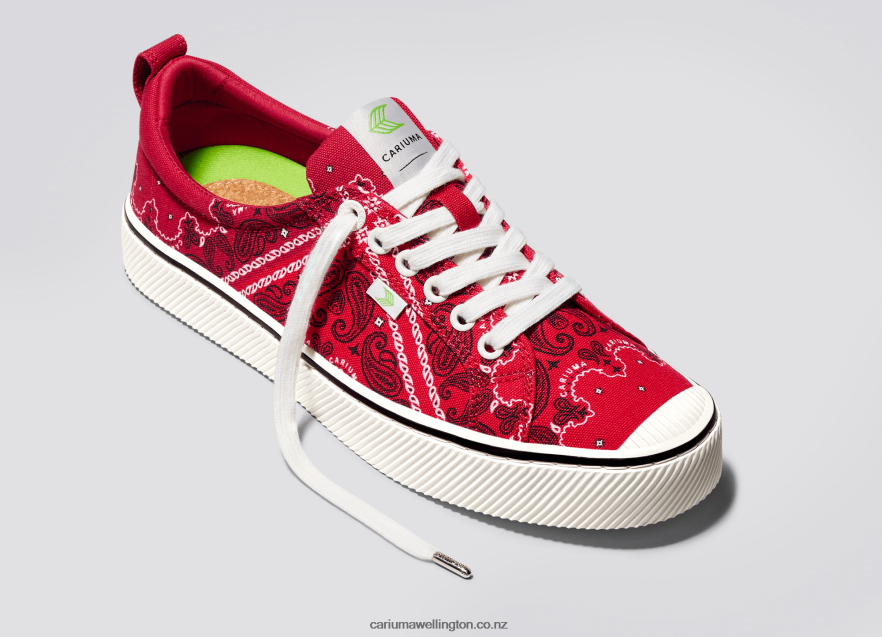 Women Cariuma Red Bandana Canvas TZ68P2236