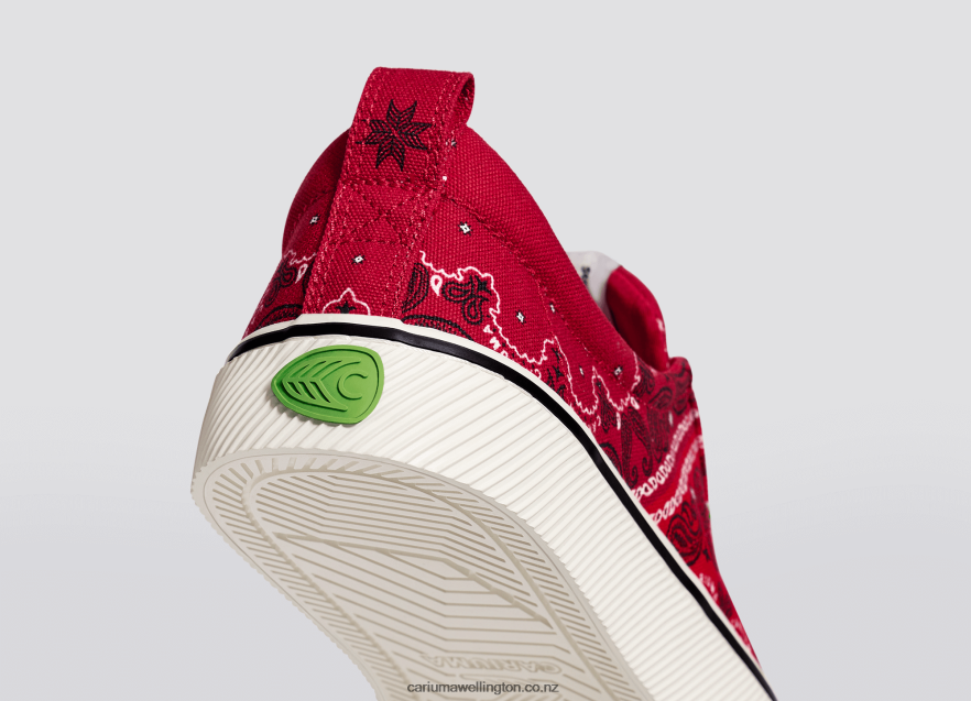 Women Cariuma Red Bandana Canvas TZ68P2236
