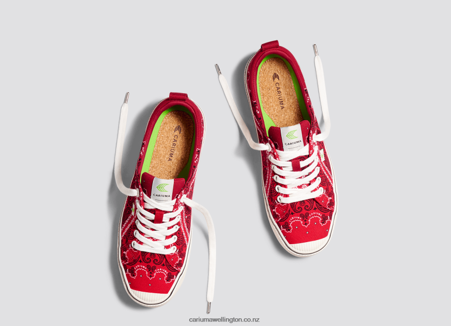 Women Cariuma Red Bandana Canvas TZ68P2236