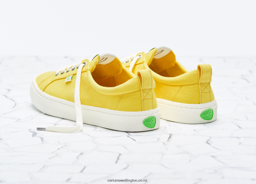 Women Cariuma Yellow Canvas TZ68P2232