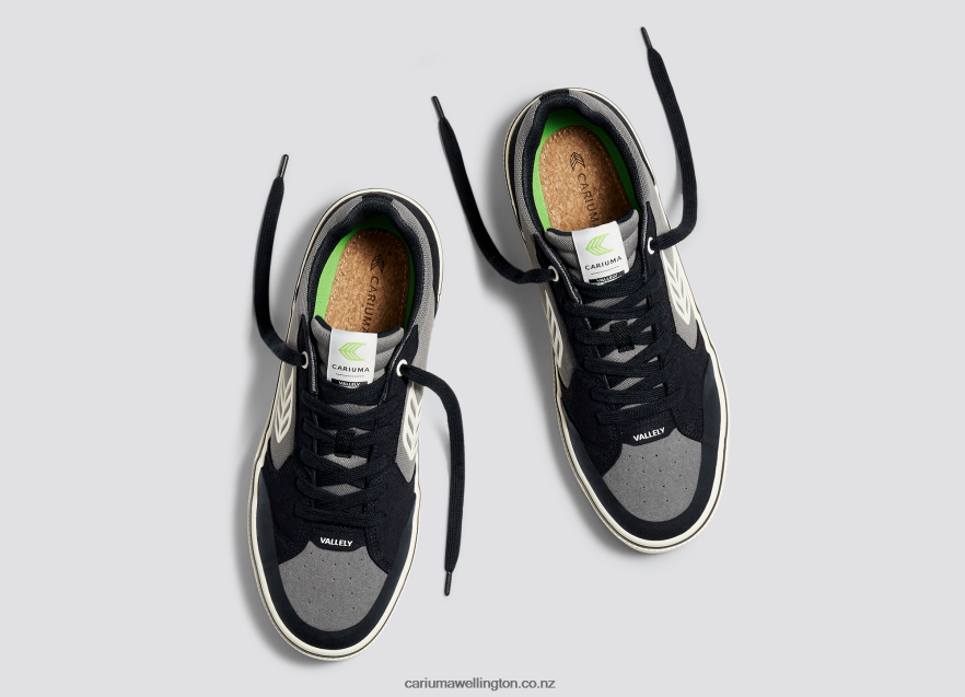 Women Cariuma Black & Charcoal Grey/Ivory TZ68P2335