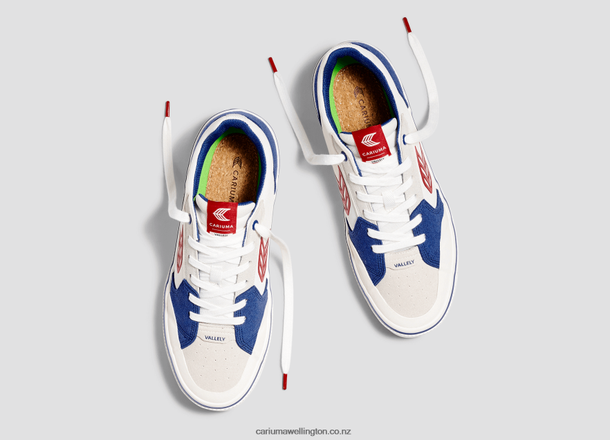 Women Cariuma Blue & Off-White/Red TZ68P2340