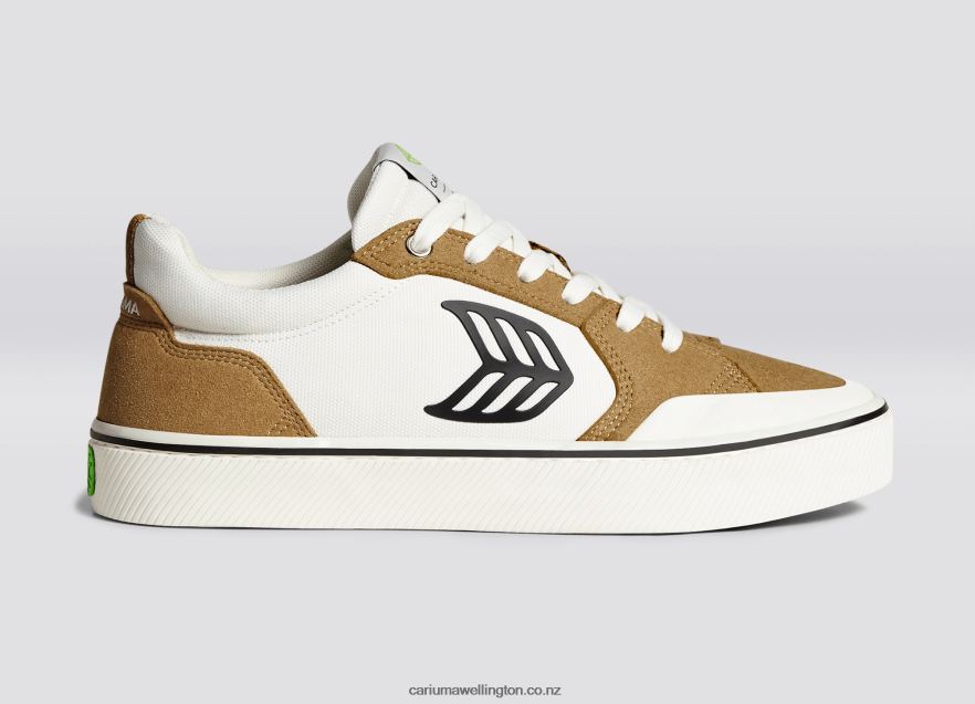 Women Cariuma Camel & Off-White Vintage/Black TZ68P2338